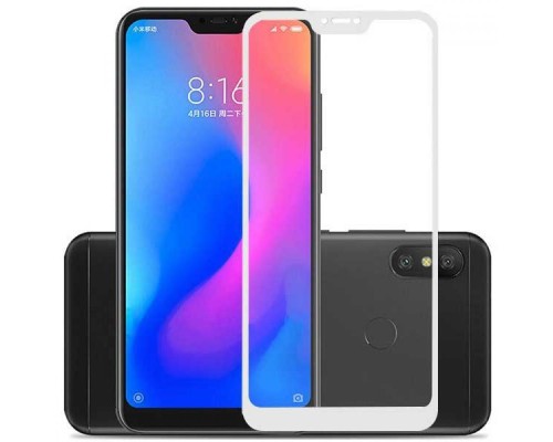 Захисне скло Xiaomi Redmi 6 Pro Full Glue 5D (Mocolo 0.33 mm)