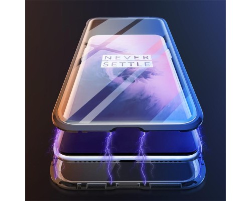 Magnetic case Full Glass 360 (магнітний чохол) для Oneplus 7 Pro Magnetic case Full Glass 360 (магнітний чохол) для Oneplus 7 Pro