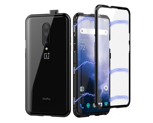 Magnetic case Full Glass 360 (магнітний чохол) для Oneplus 7 Pro Magnetic case Full Glass 360 (магнітний чохол) для Oneplus 7 Pro