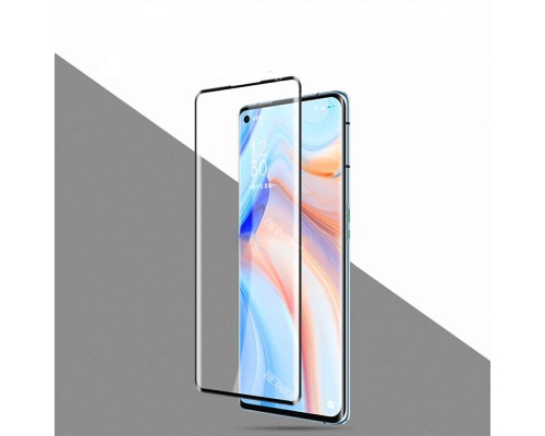 Захисне скло Oppo Reno4 Pro 3D Black Full Glue (Mocolo 0.33 mm)