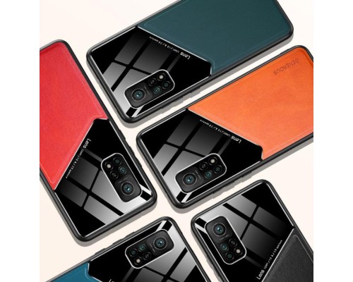 Бізнес чохол бампер GENEROUS для Xiaomi Mi 10T Pro зі скла і штучної шкіри Бізнес чохол бампер GENEROUS для Xiaomi Mi 10T Pro зі скла і штучної шкіри