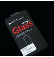 Захисне скло Samsung Galaxy S6 Edge Plus (Mocolo 0,21 мм) (Чорне, прозоре)