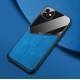 Бізнес чохол бампер GENEROUS для Apple Iphone 11 з скла і штучної шкіри