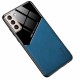 Бізнес чохол бампер GENEROUS для Samsung Galaxy S21 з скла і штучної шкіри