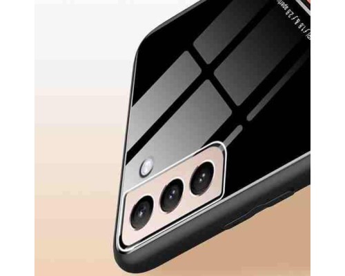 Бізнес чохол бампер GENEROUS для Samsung Galaxy S21 з скла і штучної шкіри Бізнес чохол бампер GENEROUS для Samsung Galaxy S21 з скла і штучної шкіри