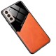 Бізнес чохол бампер GENEROUS для Samsung Galaxy S21 з скла і штучної шкіри