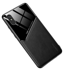 Бізнес чохол бампер GENEROUS для Xiaomi Redmi 9A з скла і штучної шкіри