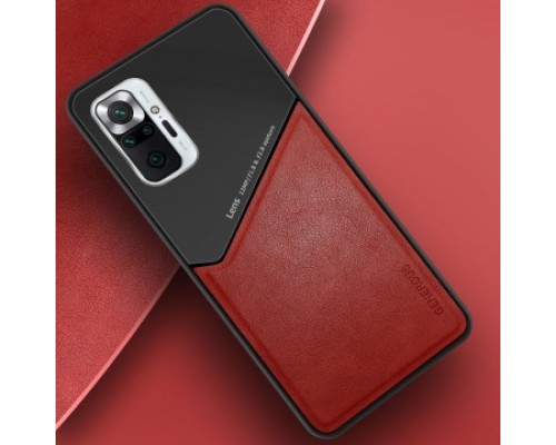 Бізнес чохол бампер GENEROUS для Xiaomi Redmi Note 10 Pro зі скла і штучної шкіри Бізнес чохол бампер GENEROUS для Xiaomi Redmi Note 10 Pro зі скла і штучної шкіри
