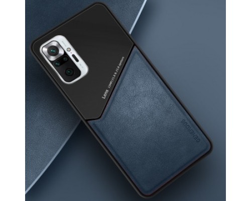 Бізнес чохол бампер GENEROUS для Xiaomi Redmi Note 10 Pro зі скла і штучної шкіри Бізнес чохол бампер GENEROUS для Xiaomi Redmi Note 10 Pro зі скла і штучної шкіри