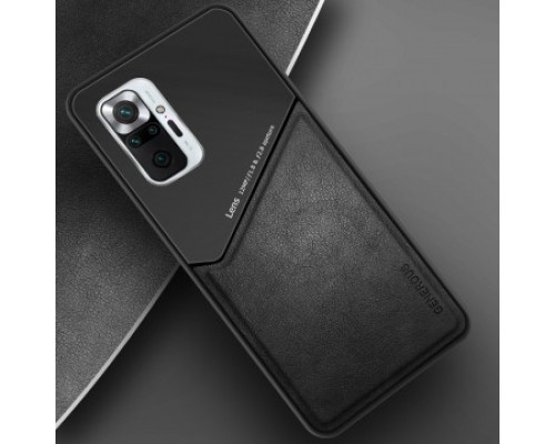 Бізнес чохол бампер GENEROUS для Xiaomi Redmi Note 10 Pro зі скла і штучної шкіри Бізнес чохол бампер GENEROUS для Xiaomi Redmi Note 10 Pro зі скла і штучної шкіри