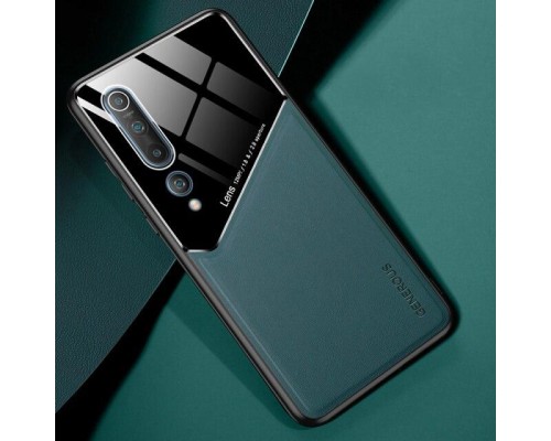 Бізнес чохол бампер GENEROUS для Xiaomi Mi 10 з скла і штучної шкіри Бізнес чохол бампер GENEROUS для Xiaomi Mi 10 з скла і штучної шкіри