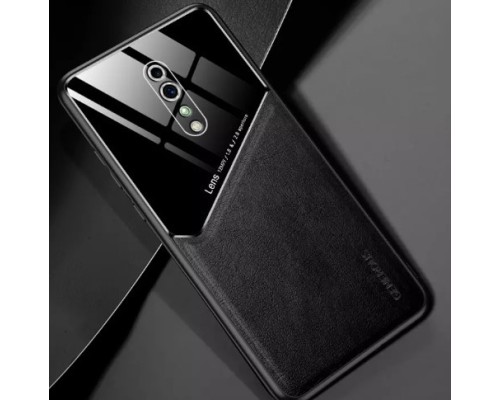Бізнес чохол бампер GENEROUS для Oppo Reno Z зі скла і штучної шкіри Бізнес чохол бампер GENEROUS для Oppo Reno Z зі скла і штучної шкіри