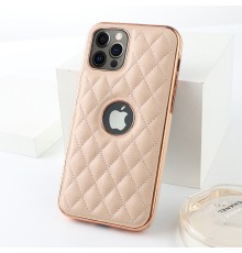 Розкішний м'який чохол Premium Lambskin case для Apple Iphone 12 Pro White