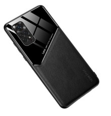Бізнес чехол бампер GENEROUS для Xiaomi Redmi Note 11 Pro Global / 5G зі скла і штучної шкіри