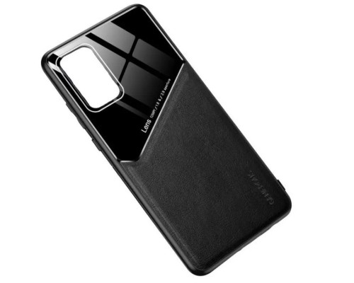 Бізнес чохол бампер GENEROUS для Realme 9 5G зі скла та штучної шкіри Бізнес чохол бампер GENEROUS для Realme 9 5G зі скла та штучної шкіри