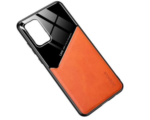 Бізнес чохол бампер GENEROUS для Realme 9 5G зі скла та штучної шкіри Бізнес чохол бампер GENEROUS для Realme 9 5G зі скла та штучної шкіри