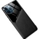 Бізнес чохол бампер GENEROUS для Apple iPhone 14 Pro Max зі скла та штучної шкіри