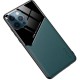 Бізнес чохол бампер GENEROUS для Apple iPhone 14 Pro Max зі скла та штучної шкіри