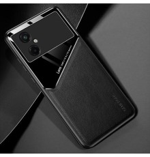 Бізнес чохол бампер GENEROUS для Xiaomi Poco M4 5G зі скла і штучної шкіри