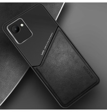 Бізнес чохол бампер GENEROUS для Realme C30s зі скла і штучної шкіри