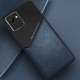 Бізнес чохол бампер GENEROUS для Realme C30s зі скла і штучної шкіри