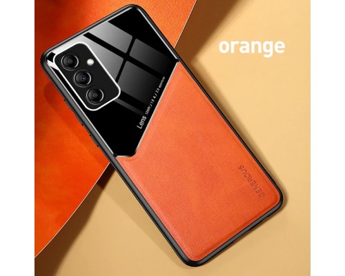 Бізнес чохол бампер GENEROUS для Samsung Galaxy A34 зі скла і штучної шкіри Бізнес чохол бампер GENEROUS для Samsung Galaxy A34 зі скла і штучної шкіри