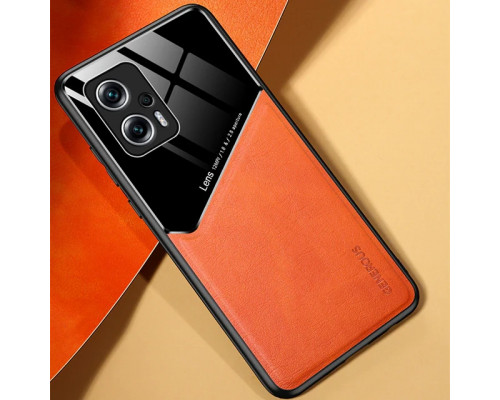 Бізнес чохол бампер GENEROUS для Xiaomi Poco F5 зі скла і штучної шкіри Бізнес чохол бампер GENEROUS для Xiaomi Poco F5 зі скла і штучної шкіри