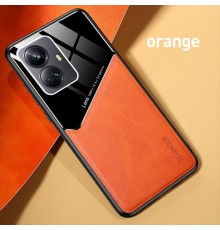 Бізнес чохол бампер GENEROUS для Realme 10 Pro Plus 5G зі скла і штучної шкіри
