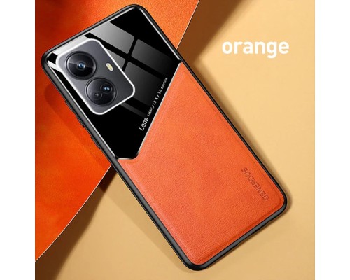 Бізнес чохол бампер GENEROUS для Realme 10 Pro Plus 5G зі скла і штучної шкіри Бізнес чохол бампер GENEROUS для Realme 10 Pro Plus 5G зі скла і штучної шкіри