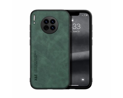 Шкіряний чохол Sheepskin з магнітом для Huawei Mate 30 Pro Green Шкіряний чохол Sheepskin з магнітом для Huawei Mate 30 Pro Green