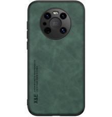 Шкіряний чохол Sheepskin з магнітом для Huawei Mate 40 Pro Green