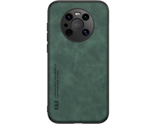 Шкіряний чохол Sheepskin з магнітом для Huawei Mate 40 Pro Green Шкіряний чохол Sheepskin з магнітом для Huawei Mate 40 Pro Green