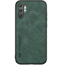 Шкіряний чохол Sheepskin з магнітом для Samsung Galaxy Note 10 Plus Green