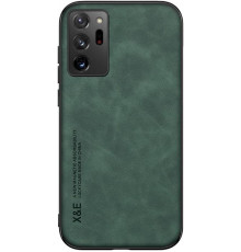 Шкіряний чохол Sheepskin з магнітом для Samsung Galaxy Note 20 Ultra Green