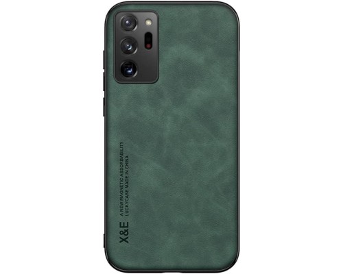 Шкіряний чохол Sheepskin з магнітом для Samsung Galaxy Note 20 Ultra Green Шкіряний чохол Sheepskin з магнітом для Samsung Galaxy Note 20 Ultra Green