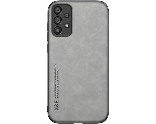 Шкіряний чохол Sheepskin з магнітом для Samsung Galaxy A72 Light gray Шкіряний чохол Sheepskin з магнітом для Samsung Galaxy A72 Light gray