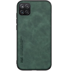 Шкіряний чохол Sheepskin з магнітом для Samsung Galaxy A22 5G Green