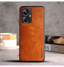 Шкіряний чохол AIORIA Vintage для Realme 10 Pro Plus orange