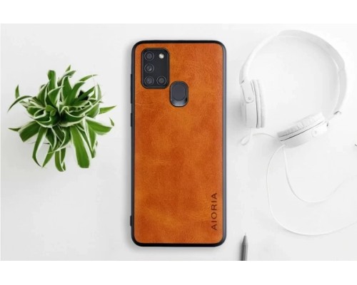 Шкіряний чохол AIORIA Vintage для Samsung Galaxy A21s orange Шкіряний чохол AIORIA Vintage для Samsung Galaxy A21s orange