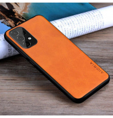 Шкіряний чохол AIORIA Vintage для Samsung Galaxy A73 5G orange