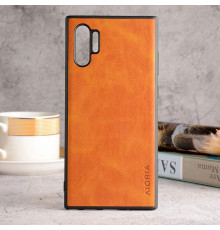 Шкіряний чохол AIORIA Vintage для Samsung Galaxy Note 10 Plus orange