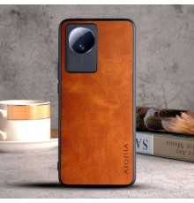 Шкіряний чохол AIORIA Vintage для Vivo Y02 orange