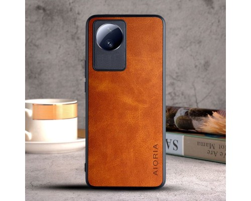 Шкіряний чохол AIORIA Vintage для Vivo Y02 orange Шкіряний чохол AIORIA Vintage для Vivo Y02 orange