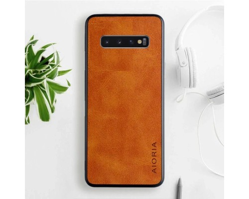 Шкіряний чохол AIORIA Vintage для Samsung Galaxy S10 Plus orange Шкіряний чохол AIORIA Vintage для Samsung Galaxy S10 Plus orange