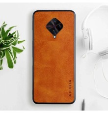 Шкіряний чохол AIORIA Vintage для Vivo V17 (Russia) orange