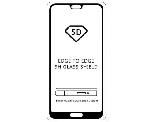 Захисне скло Huawei Ascend P20 Full Glue 5D (Mocolo 0.33 mm)