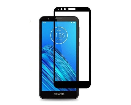 Захисне скло Motorola Moto E6 Full Glue 5D (Mocolo 0.33 mm)