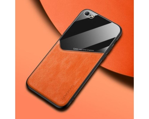 Бізнес чохол бампер GENEROUS для Apple Iphone 8 з скла і штучної шкіри Бізнес чохол бампер GENEROUS для Apple Iphone 8 з скла і штучної шкіри