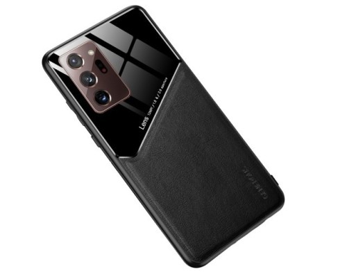 Бізнес чохол бампер GENEROUS для Samsung Galaxy Note 20 з скла і штучної шкіри Бізнес чохол бампер GENEROUS для Samsung Galaxy Note 20 з скла і штучної шкіри