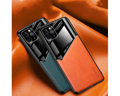 Бізнес чохол бампер GENEROUS для Apple Iphone 11 Pro зі скла і штучної шкіри Бізнес чохол бампер GENEROUS для Apple Iphone 11 Pro зі скла і штучної шкіри